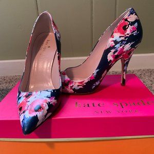 Kate Spade Floral Heels
